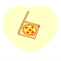 pizza love GIF by cecy meade