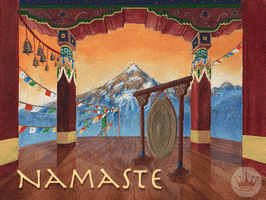 Namaste GIF by Hallmark eCards