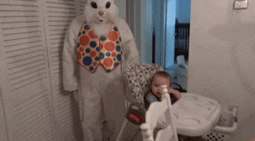 easter bunny GIF by AFV Babies