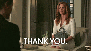 donna paulsen thank you GIF by Suits