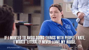 i hate you superstore GIF by NBC