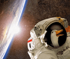 space astronaut GIF by Aflac Duck