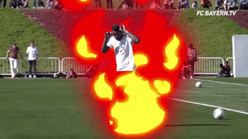 on fire wow GIF by FC Bayern Munich