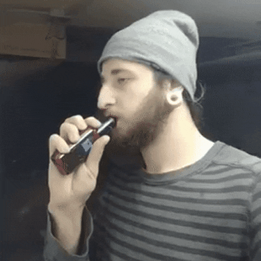 Vape Headbutt Gif