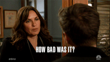 law and order how bad was it? nbc GIF by NBC