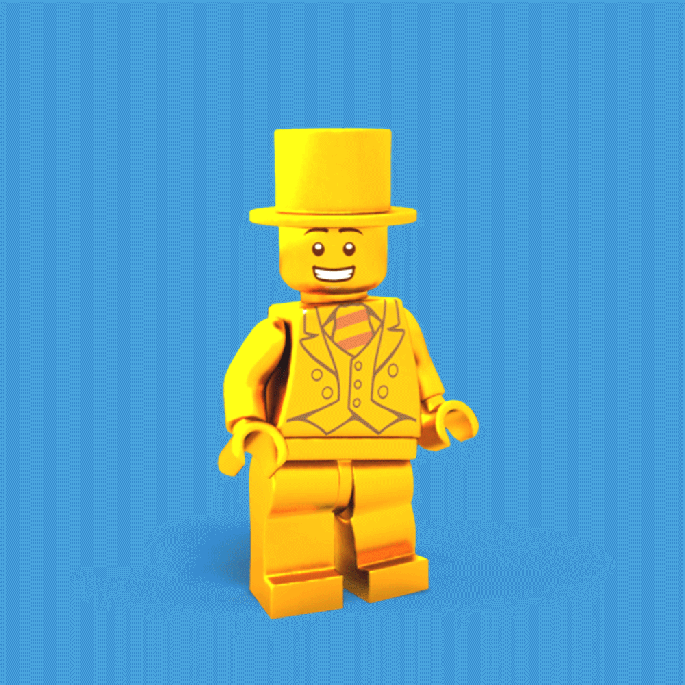 Rich Man Gold GIF by LEGO - Find & Share on GIPHY
