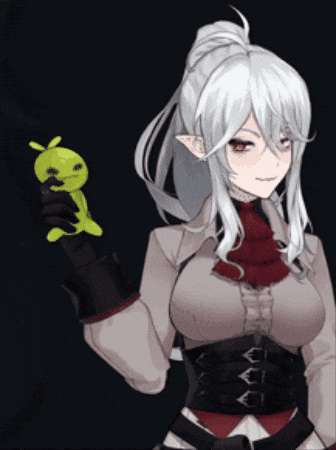 Excited Vtuber GIF