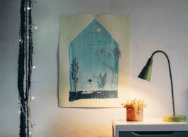 binatangerina christmas illustration nature cactus GIF