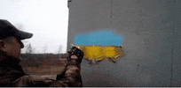 mike-dmytrenko paint truck russia ukraine GIF