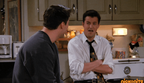 matthew perry laughing GIF by Nick At Nite