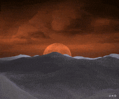 Uwe Heine A Sunset In The Mountains GIF by Uwe Heine Debrodt