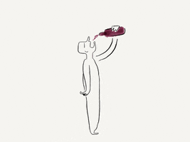 simonleser drink wine bottle tgif GIF