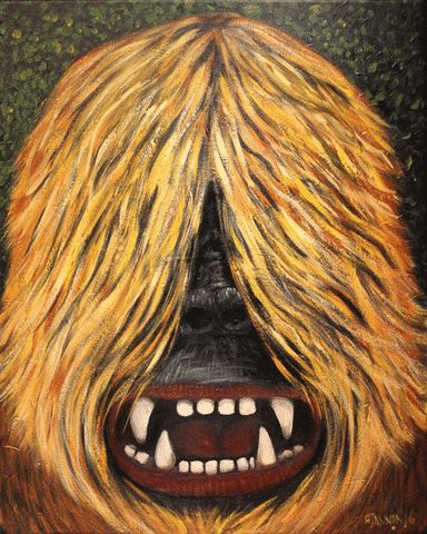 shockyou art monkey france jannin GIF