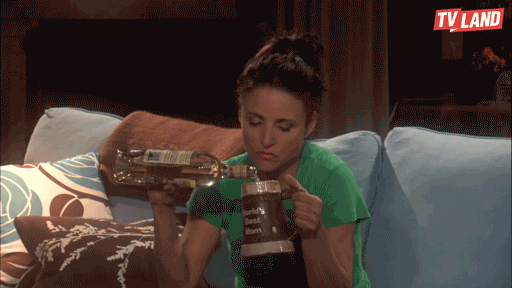 Image result for drinking in bed gif