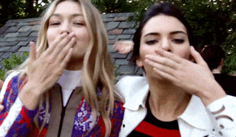Kendall Jenner Blow Kiss GIF by The Scene