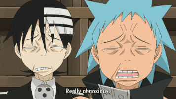 Symmetry reaction annoyed death excalibur GIF