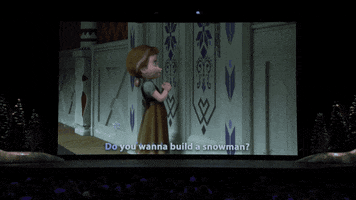 sing along do you wanna build a snowman GIF by Disney Parks