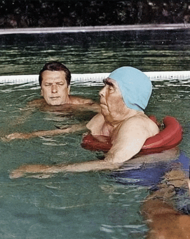 Soviet Swimming GIF