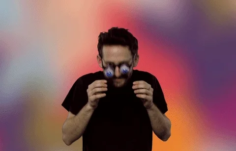 Googly Eyes Thumbs Up GIF by Diet Cig