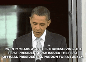 turkey pardon GIF by Obama