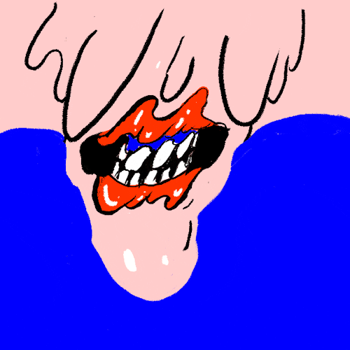Teeth Mouth GIF by Jamie Wolfe