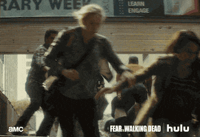 running away fear the walking dead GIF by HULU