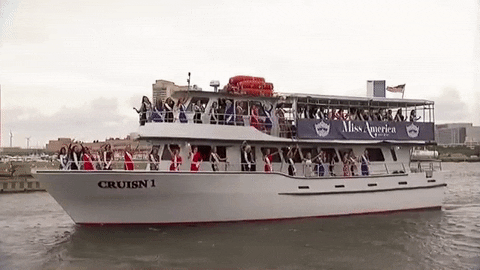 Boat Ride GIF by Miss America