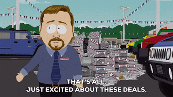 cars salesman GIF by South Park 