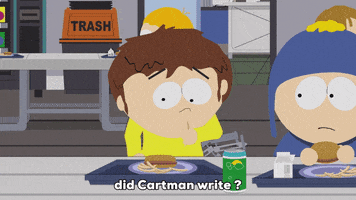questioning eating GIF by South Park 