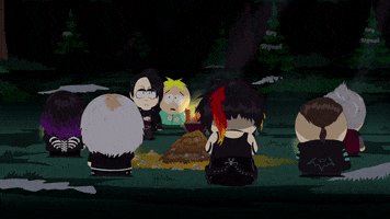 butters stotch forest GIF by South Park 