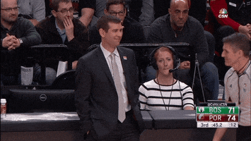 Brad Stevens Laughing GIF by Boston Celtics