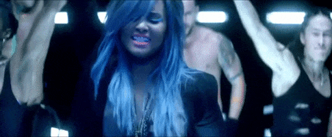 neon lights rave GIF by Demi Lovato