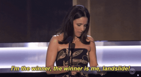 Julia Louis Dreyfus Win GIF by SAG Awards - Find & Share on GIPHY
