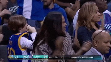 Ayesha Curry Clap GIF by NBA