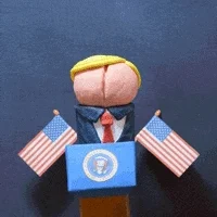 Donald Trump Good Luck! GIF by Dockisar