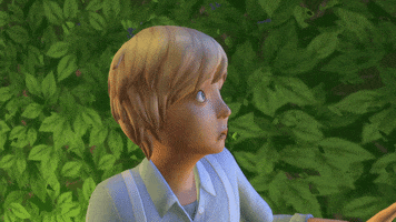 scared jump GIF by The Sims