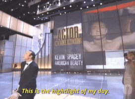 kevin spacey this is the highlight of my day GIF by The Academy Awards