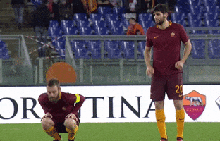 stretching warm up GIF by AS Roma