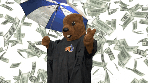 Money Rain Weather Cash Umbrella Environment Wu Groundhog Weather Underground Wunderground Gif For Fun Businesses In Usa