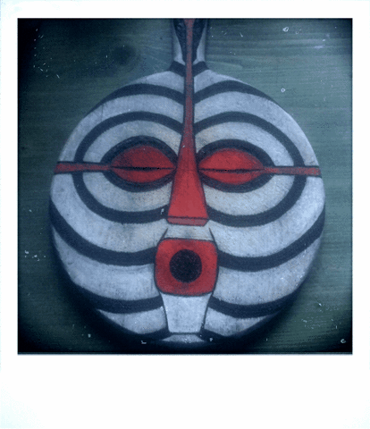 yapwilli art mask artwork wood GIF