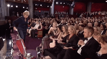 vacuuming ellen degeneres GIF by The Academy Awards