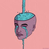 lowbrow art crying GIF by Juppi Juppsen
