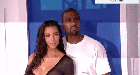 kim kardashian kanye GIF by 2017 MTV Video Music Awards