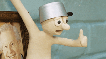 scared diy GIF by Aardman Animations