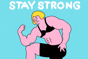 Comfort Stay Strong GIF by GIPHY Studios Originals