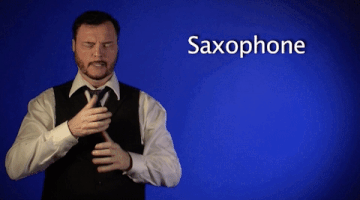 saxophone GIF by Sign with Robert