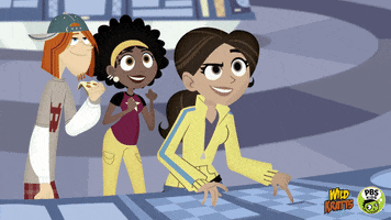 excited wild kratts GIF by PBS KIDS