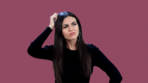 Confused Mbuh GIF by Victoria Justice - Find & Share on GIPHY