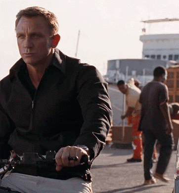 tonyrush bond broom blooper daniel craig GIF