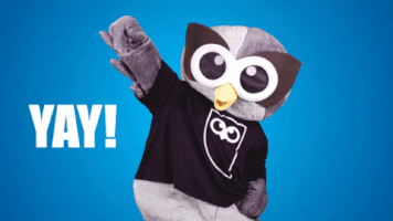 happy mascot GIF by Hootsuite